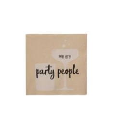 Party People Paquete De 20 Servilletas Beis
