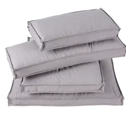 Pauletta Luxe Cojin De Espalda Gris Claro