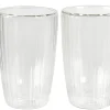 Pausa Vaso De Doble Pared Juego De 2 Transparente