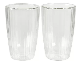 Pausa Vaso De Doble Pared Juego De 2 Transparente