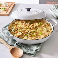 Pura Olla Hierro Fundido Blanco