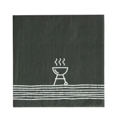 Pure Bbq Paquete De 20 Servilletas Varios Colores