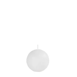 Pure Rustic Vela Esferica Blanco