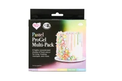 Rainbowdust Paquete 6 Gel Color P/Pasta Azucar Tonos Pastel Varios Colores