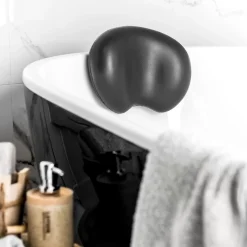 Relax Cojin Para El Bano Gris Oscuro