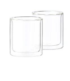 Relax Vaso De Doble Pared Juego De 2 Transparente