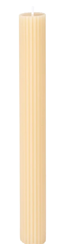 Rib Vela Estriada Marfil