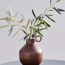 Rondo Florero Marron Oscuro