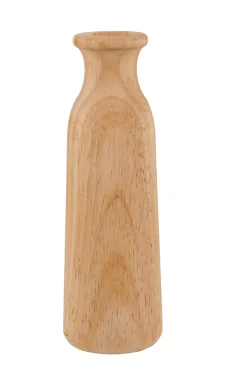 Rubberwood Florero Decorativo Natural