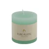 Rustic Vela Estriada Menta