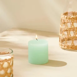 Rustic Vela Estriada Menta