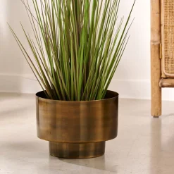 Saturn Macetero Bronceado