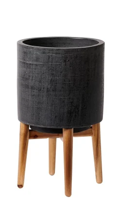 Scuro Macetero Negro