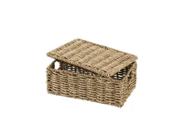 Seagrass Cesta Almacenaje S Con Tapa Natural