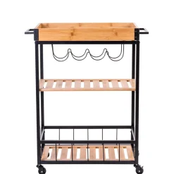 Selmo Carrito De Cocina Natural