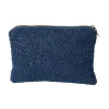 Siera Bolsa De Maquillaje Azul Oscuro