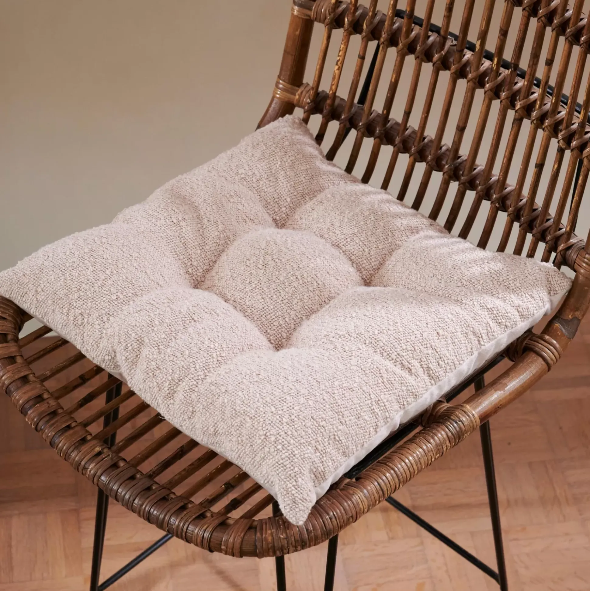 Siera Cojin De Asiento Blanco
