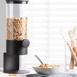 Sirial Dispensador De Cereales Negro