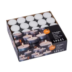 Spaas Velas Pequenas Juego De 75 Blanco