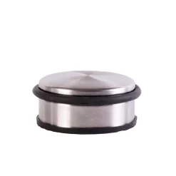 Stainless Tope Para Puerta Plateado