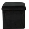 Stor Puf Plegable Funcion Almac. Negro