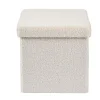 Stor Puf Plegable Funcion Almac. Blanco