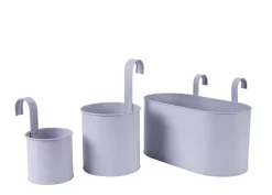 Tanaman Macetero Colgante 3 Colores Morado