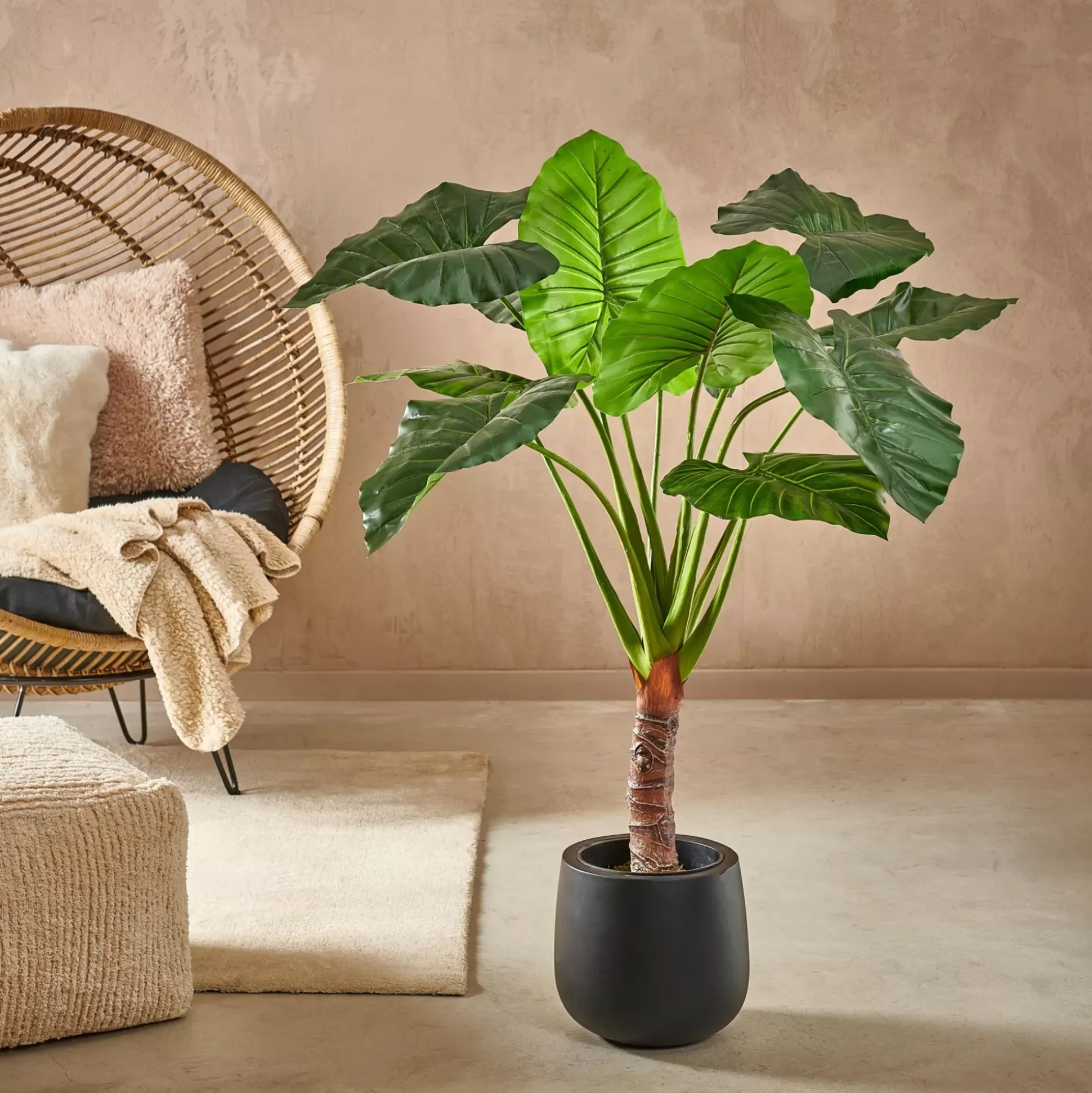 Taro Planta Artificial Aro Verde