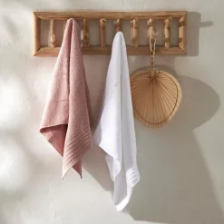 Teak Perchero De Pared Natural