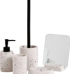 Terrazzo Jabonera Blanco