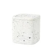 Terrazzo Soporte De Algodones Blanco