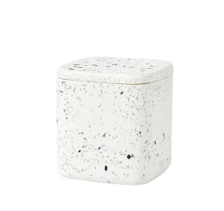 Terrazzo Soporte De Algodones Blanco