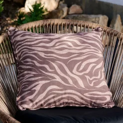 Tigro Cojin Outdoor Marron