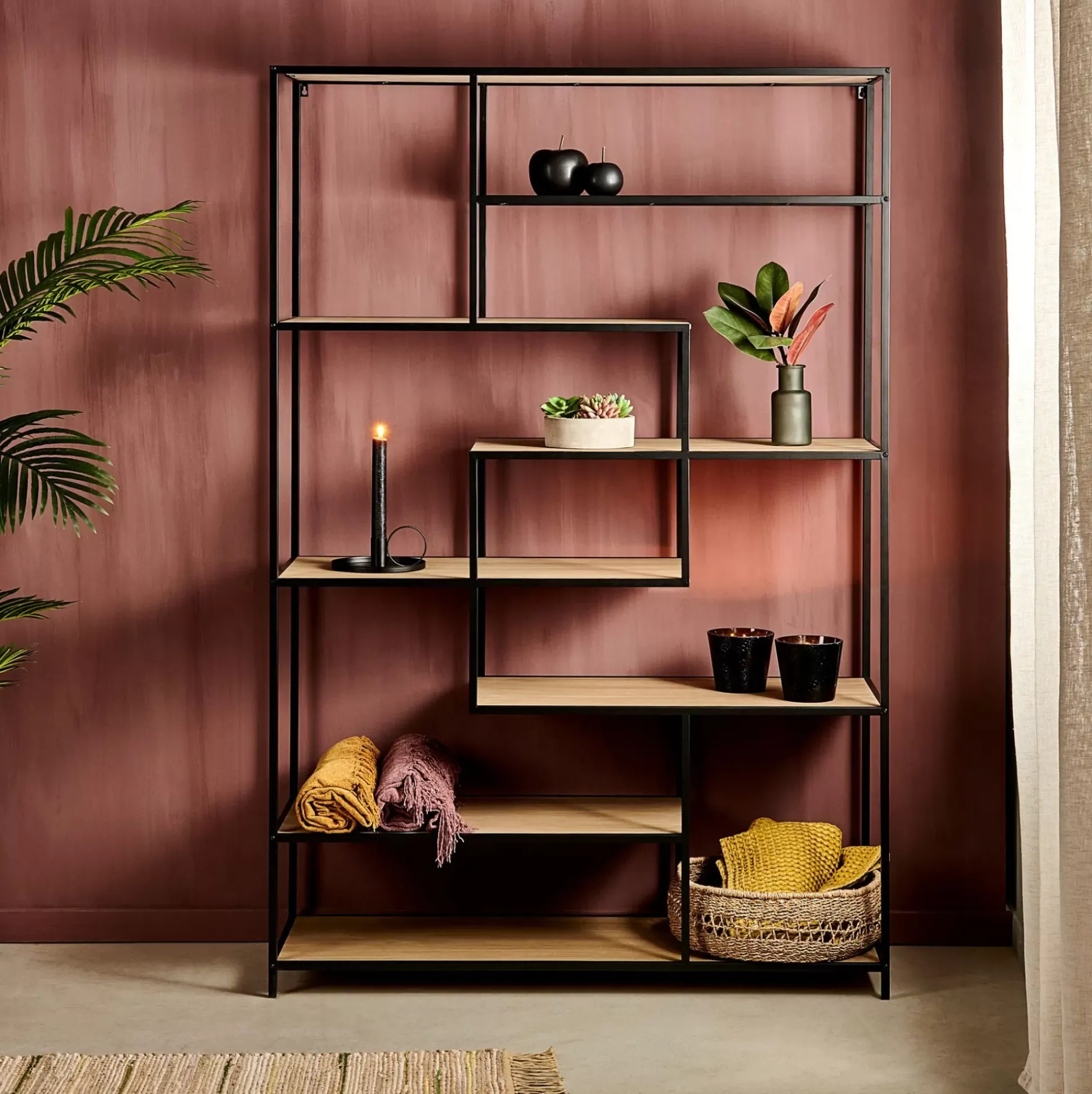 Trapp Estanteria De Pared Negro