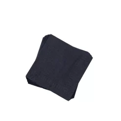 Uni Juego De 20 Servilletas Negro