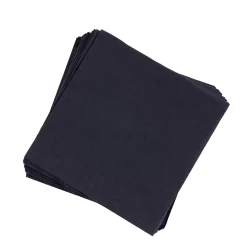 Uni Juego De 20 Servilletas Negro