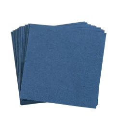 Uni Paquete De 20 Servilletas Azul Oscuro
