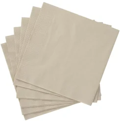 Uni Paquete De 20 Servilletas Beis