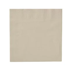 Uni Paquete De 20 Servilletas Beis