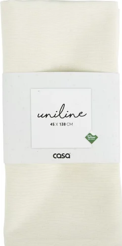 Uniline Camino De Mesa Blanco Apagado