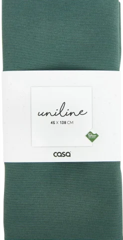 Uniline Camino De Mesa Verde Oscuro