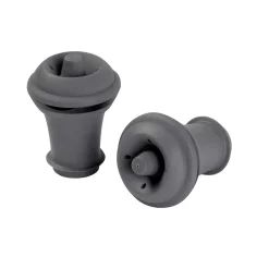 Vacuvin Tapones De Vino Juego De 2 Gris