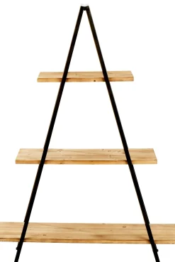Vermont Estanteria De Pared Negro, Natural