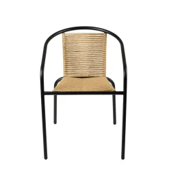 Verona Silla Apilable Natural