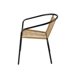 Verona Silla Apilable Natural