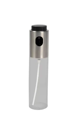 Vinaigre Aceitera-Vinagerera Negro, Plateado, Transparente