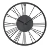 Wheel Reloj De Pared Negro